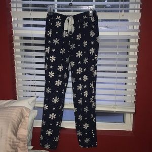 Aerie Snowflake Pajama Bottoms